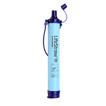 LifeStraw LS Wasserfilter Flasche - Effektive Wasserfiltration für Outdoor-Aktivitäten - Blau