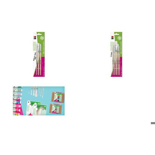 Marabu Green Pinsel 5er Set - Hochwertige Pinsel für Kreative (57202510)