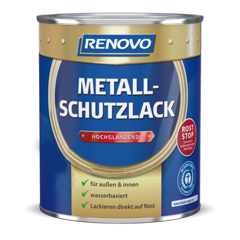 Hochglanz Metallschutzlack - Wasserbasiert