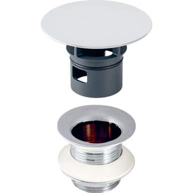 GE Ablaufventil mit freiem Auslauf 1 1/4" x 50mm - verchromt