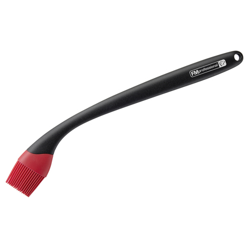FMprofessional BBQ Silikonpinsel 35 cm - Edelstahl mit Kunststoffgriff von Fackelmann