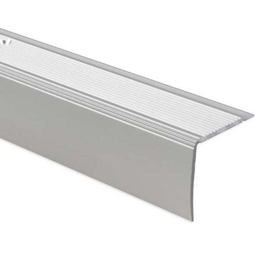 Stufenkantenprofil Integral K212 - Vorgebohrt, Silber, L 30 x 20 mm, 90 cm