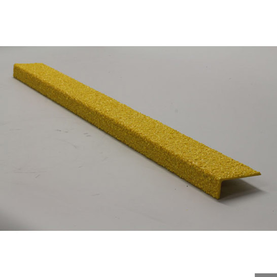 Antirutsch Treppenkantenprofil GFK Extra Stark - Gelb 7 x 80 x 3 cm | Treppenkanten-Schutzprofil