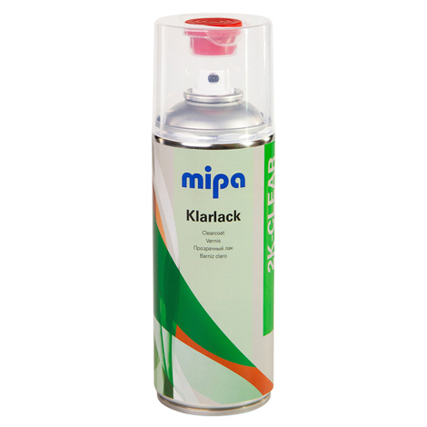 Mipa 2K Hochglanz Klarlack-Spray 400 ml inkl. Härter - Perfekter Glanz für Profis