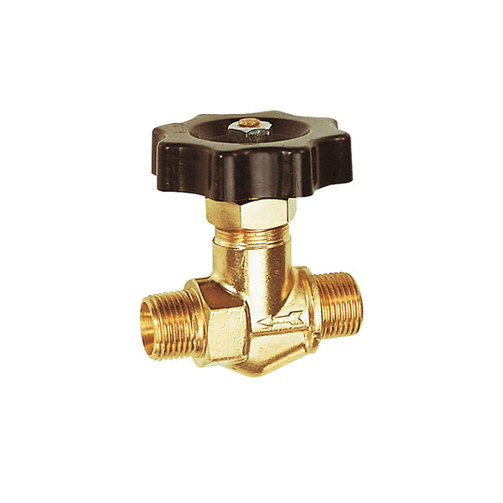Messing Absperrventil 1/2" AG - DN 11 für Heizungsanlagen