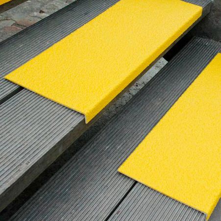 Antirutschkantenprofil GFK - Extra Stark - Gelb - 2500 mm