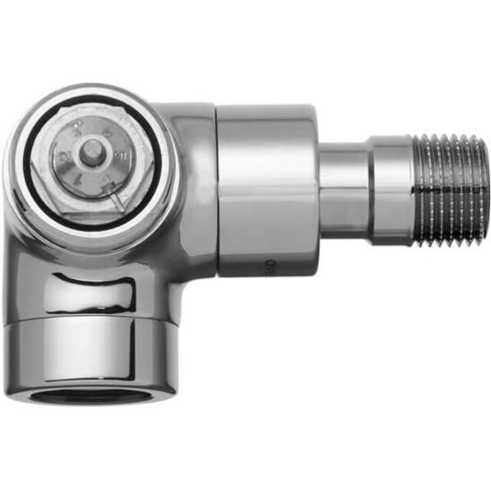 Kermi Winkel-Eckventil DN 15 mit Linksanschluss - 1/2" - Chrom