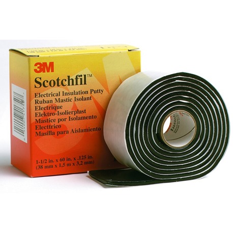 3M™ Scotchfil™ Butylkautschuk-Dichtband - Selbstverschweißend - Schwarz - 38 mm x 1,5 m - 3 mm