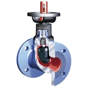 ARI EURO-WEDI DN50 PN16 Absperrventil - Kurzbauform - GG25 - 12.070