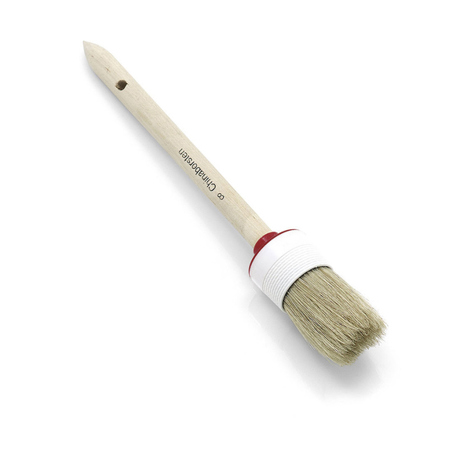Industrie-Ringpinsel Größe 12 - Helle Borstenmischung, 50 mm | Rundpinsel für Handwerk
