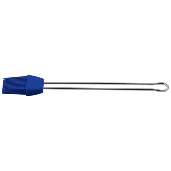 Bisa Back- & Grillpinsel - 25 x 3.7 x 1.2 cm (LxBxH) - Silber/Blau