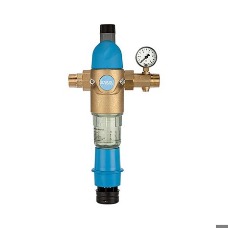 DVGW-zertifizierter Rückspülfilter mit Druckregler - R 1