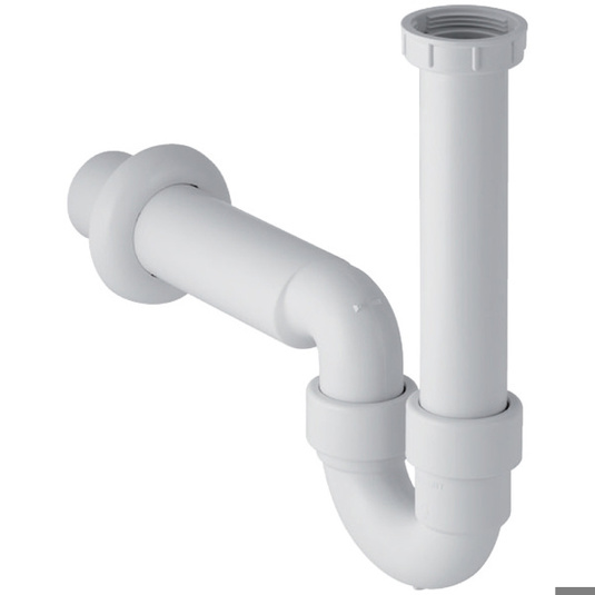 GEBERIT 50mm Röhrensiphon mit Anschlussgewinde für Ausgussbecken