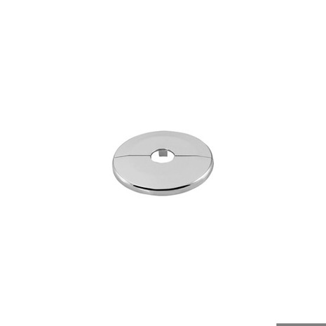 Hochwertige Scharnierrosetten 16 / 65 mm aus Kunststoff - ASW #151600 verchromt