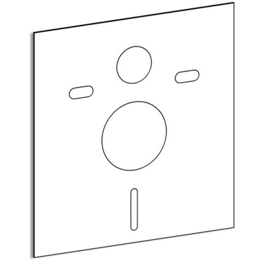 TOTO Wand-WC Schallschutzmatte SP4403906S - Entdröhnplatte