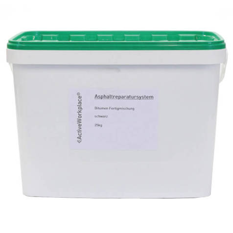 Bodenreparatur Asphaltreparatursystem - Gebrauchsbereit - Schwarz - 25 kg