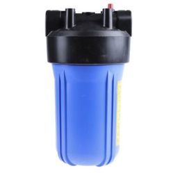 RS PRO Trinkwasserfiltergehäuse - Schwarz/Blau - BSP1 - 60 l/min Durchfluss